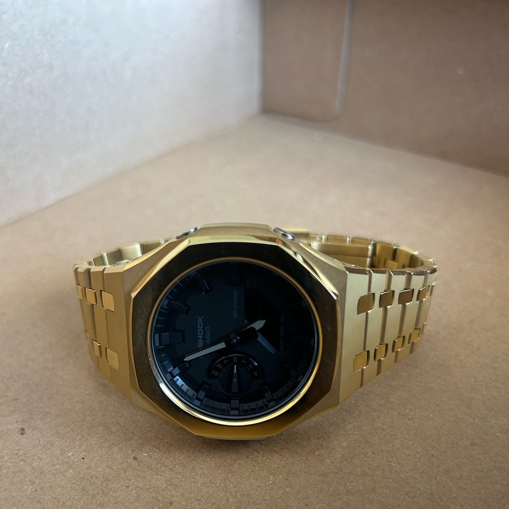 Casio Gold and Black Classic Watch